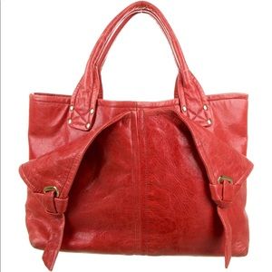 KOOBA red leather tote